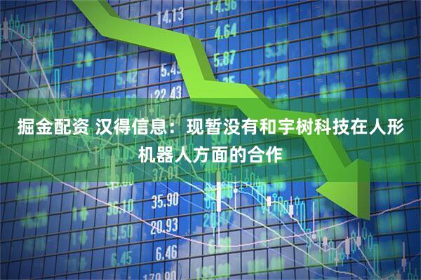 掘金配资 汉得信息：现暂没有和宇树科技在人形机器人方面的合作