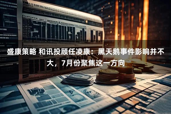 盛康策略 和讯投顾任凌康：黑天鹅事件影响并不大，7月份聚焦这一方向