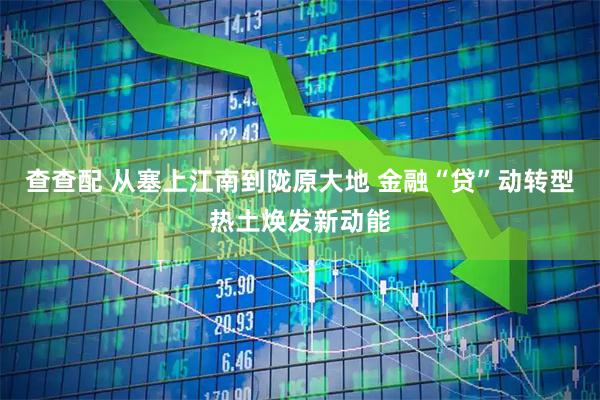 查查配 从塞上江南到陇原大地 金融“贷”动转型热土焕发新动能