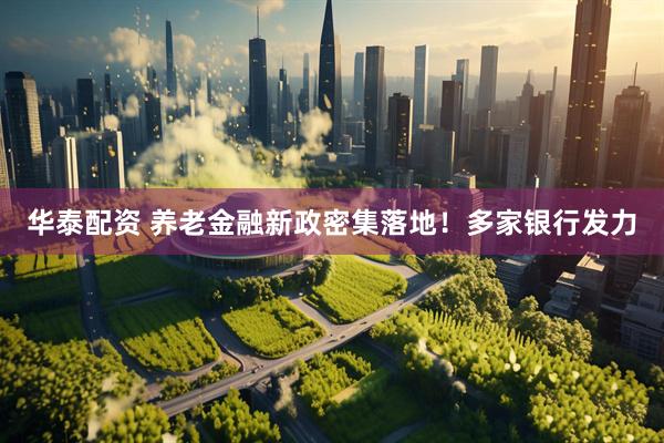 华泰配资 养老金融新政密集落地！多家银行发力